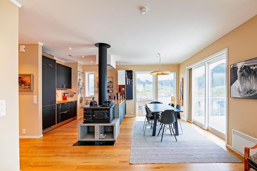 Amazing Seaview Lodge, Kabelvåg المظهر الخارجي الصورة
